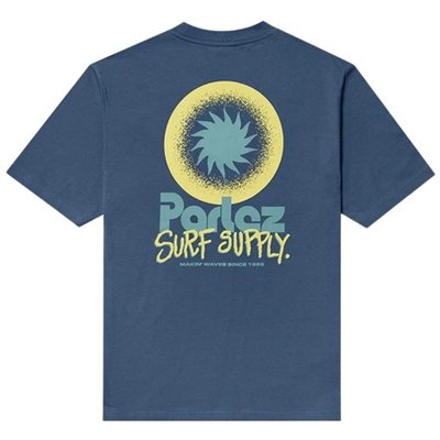 Parlez Winston T-Shirt - Lagoon Blue - L