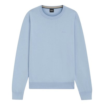 Boss Upacas Cotton Sweater - Blue - M
