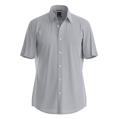 Boss P-Liam-K Short Sleeve Shirt - White - M