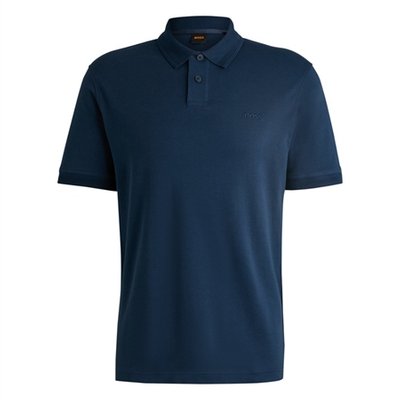 Boss Pe_Interlock Polo Shirt - Blue - 2XL