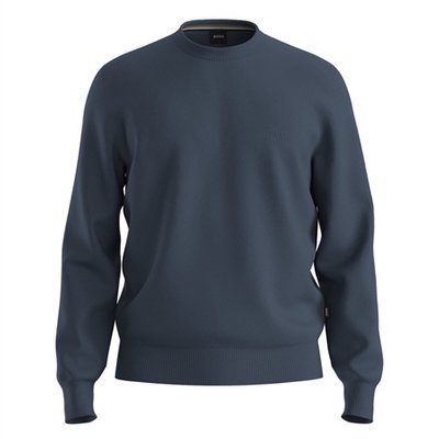 Boss Upacas-L Cotton Sweater - Blue - M