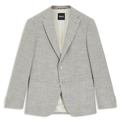 Boss H-Hutson Regular-fit Blazer - Green - 38