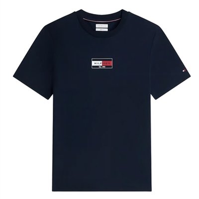 Tommy Hilfiger Small Flag Brand Love T-shirt - Navy - M