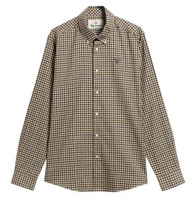 Barbour Finkle Tailored Gingham Shirt - Beige - L