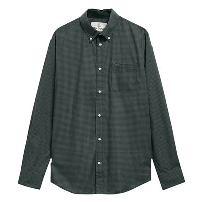 Barbour Harbourwall Tailored Gingham Shirt - Green - 2XL