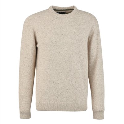 Barbour Essential Tisbury Crew Neck Sweater - Lt Grey - L