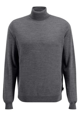 Fynch Hatton Merino Rollneck Sweater - Grey - L