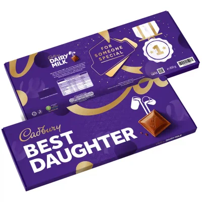 Cadbury Best Daughter Dairy Milk XL Chocolate Bar 850g