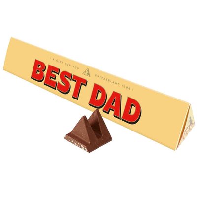 Toblerone Best Dad Chocolate Bar 100g