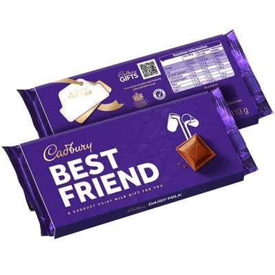 Cadbury Dairy Milk Best Friend Chocolate Bar With Sleeve 110g