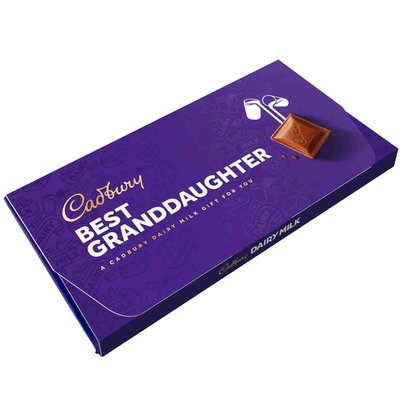 Cadbury Dairy Milk Best Granddaughter Chocolate Bar with Gift...