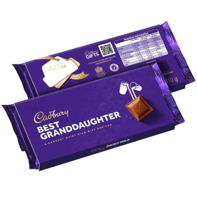 Cadbury Dairy Milk Best Granddaughter Chocolate Bar with Sleeve 110g