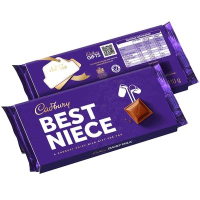 Cadbury Dairy Milk Best Niece Chocolate Bar with Sleeve 110g