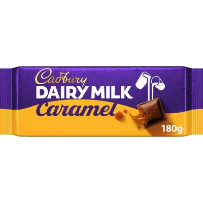 Dairy Milk Caramel Chocolate Bar 180g