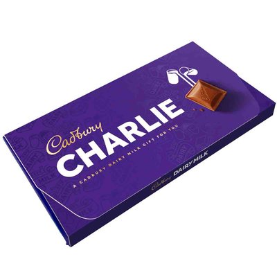 Cadbury Charlie Dairy Milk Chocolate Bar with Gift Envelope 110g