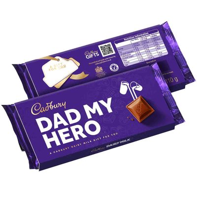 Cadbury Dairy Milk Dad My Hero Chocolate Bar with Sleeve 110g