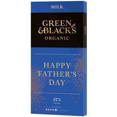 Green & Black's Father's Day Milk Chocolate 90g Bar