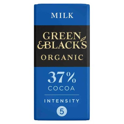 Green & Black's Organic Milk Chocolate 90g Bar