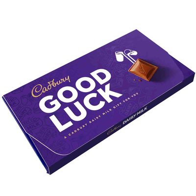 Cadbury Dairy Milk Good Luck Chocolate Bar with Gift Envelope 110g