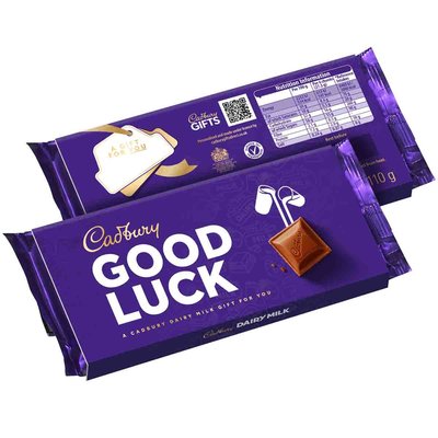 Cadbury Dairy Milk Good Luck Chocolate Bar with Sleeve 110g