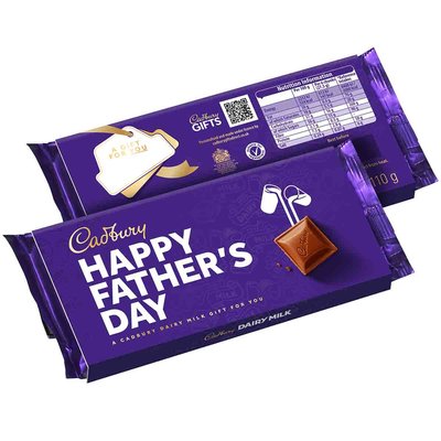 Cadbury Dairy Milk Happy Father's Day Chocolate Bar With Sleeve 110g
