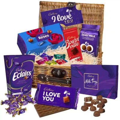 Cadbury I Love You Chocolate Basket