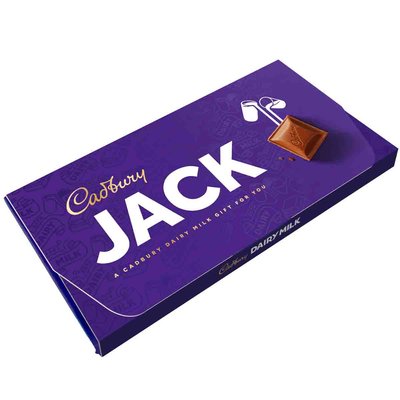 Cadbury Jack Dairy Milk Chocolate Bar with Gift Envelope 110g