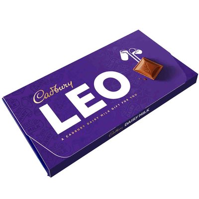 Cadbury Leo Dairy Milk Chocolate Bar with Gift Envelope 110g