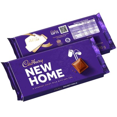 Cadbury Dairy Milk New Home Chocolate Bar with Sleeve 110g