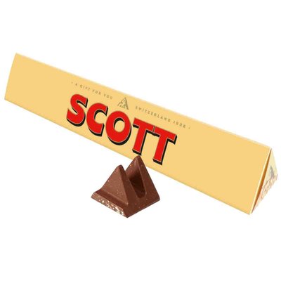 Toblerone Scott Chocolate Bar with Sleeve