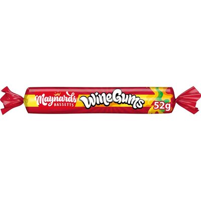 Maynards Bassetts Wine Gums Roll 52g