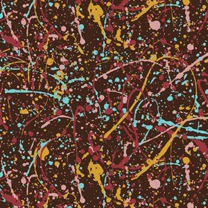 Splashes, chocolate transfer sheets x2