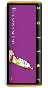 Zotter, Hand Scooped, Plum Brandy 70% Dark Chocolate bar