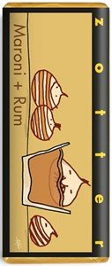 Zotter, Hand Scooped, Chestnut & Rum, Milk Chocolate Bar