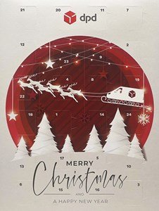 Branded chocolate advent calendar (100g)