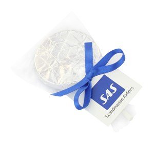 Branded chocolate lollipop