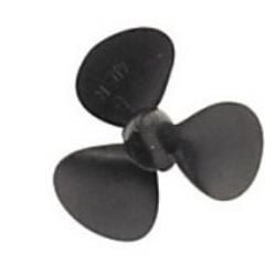 40mm Nylon Propeller 3 Blade M2 Threaded LH