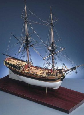 1/64 Scale HM Brig Supply Period Ship Model Kit