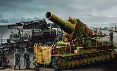 1/35 Scale Morser Karl-Gerat Rail Gun Morta Model Kit