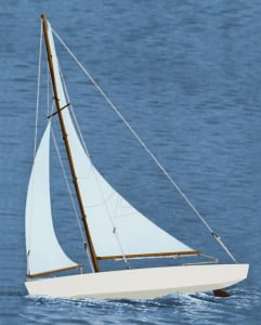 1/12 Scale Ace Racing Sloop Yacht Model Kit