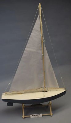 Dumas 1/12 Scale Ace Racing Sloop Yacht Model Kit