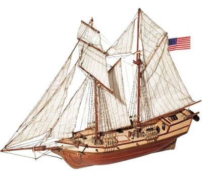 1/100 Albatros Schooner Model Kit