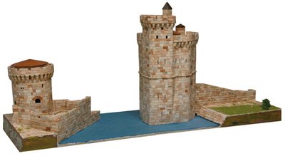 La Rochelle Harbour Towers Architectural Model Kit
