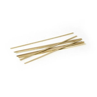 Occre 0.38mm x 3mm x 100mm Brass Strip (Pack of 10)