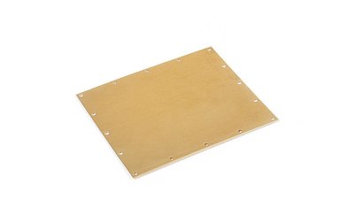 Occre Brass Plate 55mm x 47mm x 0.3mm (Pack of 10)