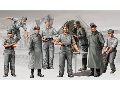 Trumpeter 1/35 Scale Morser Artillery Crew Model Kit