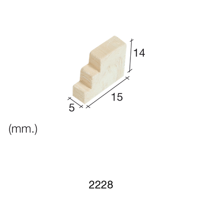 Aedes Ars Large Battlement Support 14 x 15 x 5 (Pack of 50 Supports)