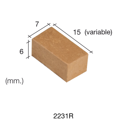Aedes Ars Large Red Wall Stone 7 x 15 x 6 (Pack of 200 Stones)
