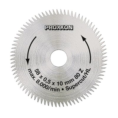 Proxxon HSS Blade for KE230E - 58mm T80
