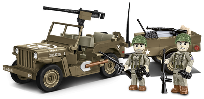 Cobi 1/35 Scale Willys MB & Trailer Model Kit